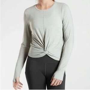 Athleta Essence Twist Long Sleeve Top